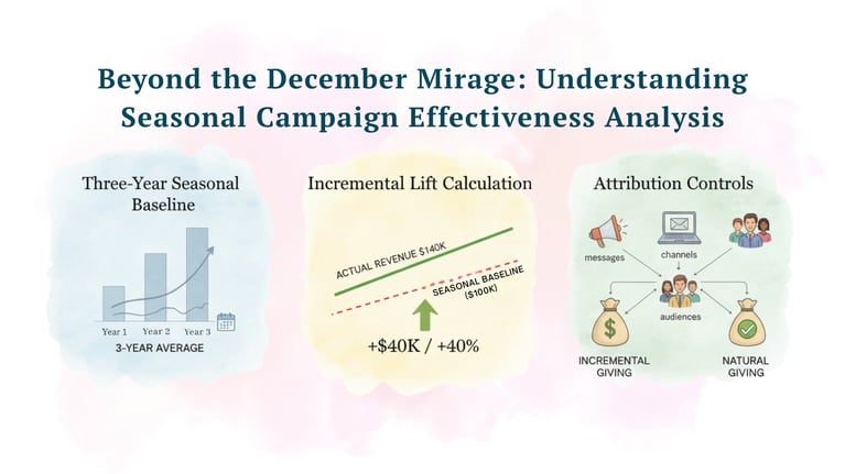 Beyond the December Mirage: Understanding Seasonal Campaign Effectiveness Analysis