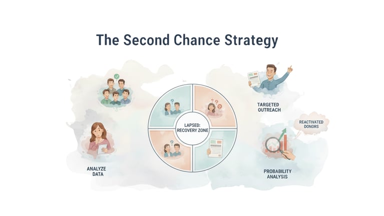 The Second Chance Strategy: Mastering Lapsing Donor Recovery Probability Analysis